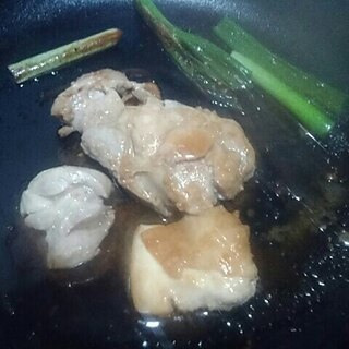 鶏肉とネギのレモン酢醤油焼き